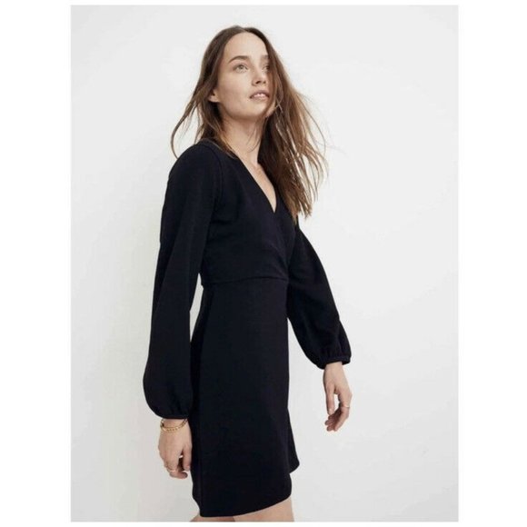 madewell faux wrap dress